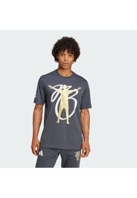 Adidas - Koszulka Bellingham. Kolor: szary