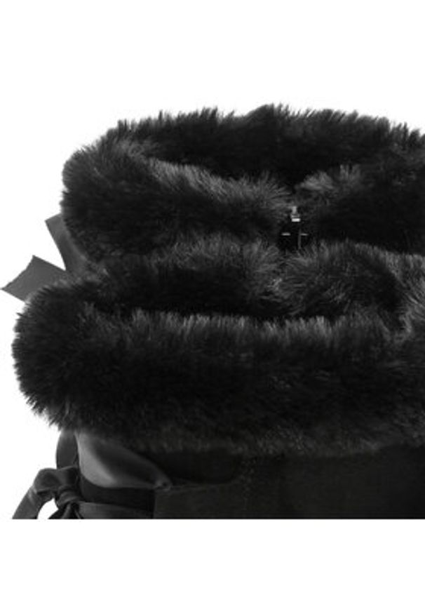 DeeZee Botki CS5592-23 Czarny. Kolor: czarny. Materiał: materiał