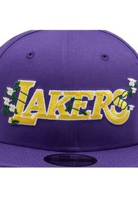 New Era Czapka z daszkiem LA Lakers Flower Wordmark 60358100 Fioletowy. Kolor: fioletowy. Materiał: bawełna, materiał
