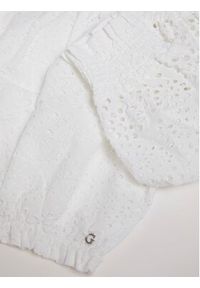 Guess Bluzka Rafa W3GH95 WFDC0 Biały Regular Fit. Kolor: biały. Materiał: bawełna #7