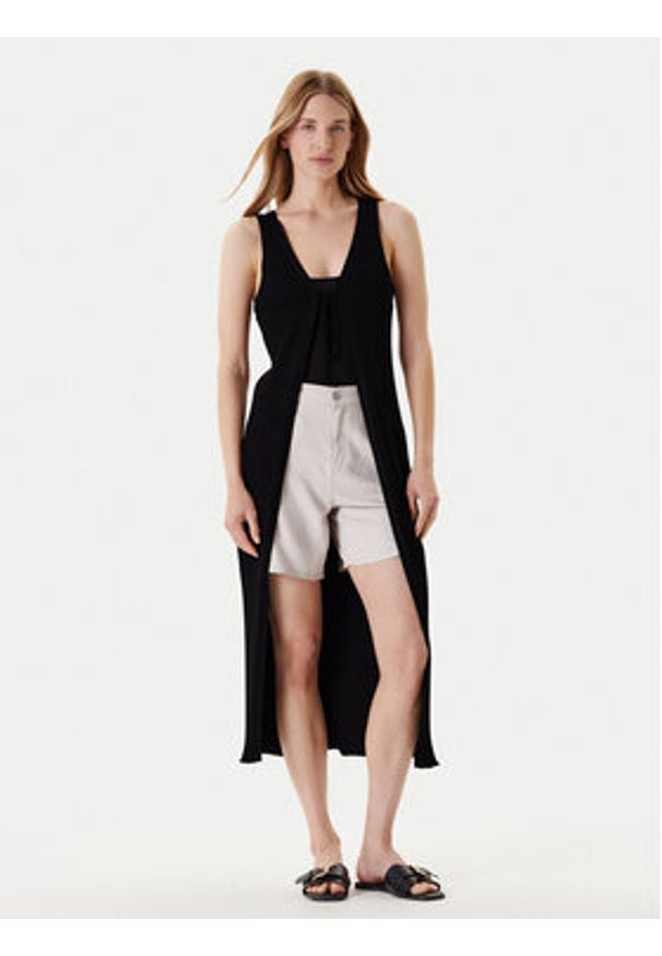 only - ONLY Kardigan Meddi 15347887 Czarny Regular Fit. Kolor: czarny. Materiał: syntetyk