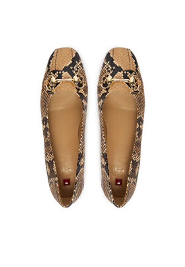 HÖGL Baleriny 1-100927 Brązowy. Kolor: brązowy. Materiał: skóra