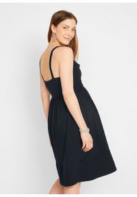 Sukienka ciążowa i do karmienia, z bawełny organicznej bonprix czarny. Kolekcja: moda ciążowa. Kolor: czarny. Materiał: bawełna #4