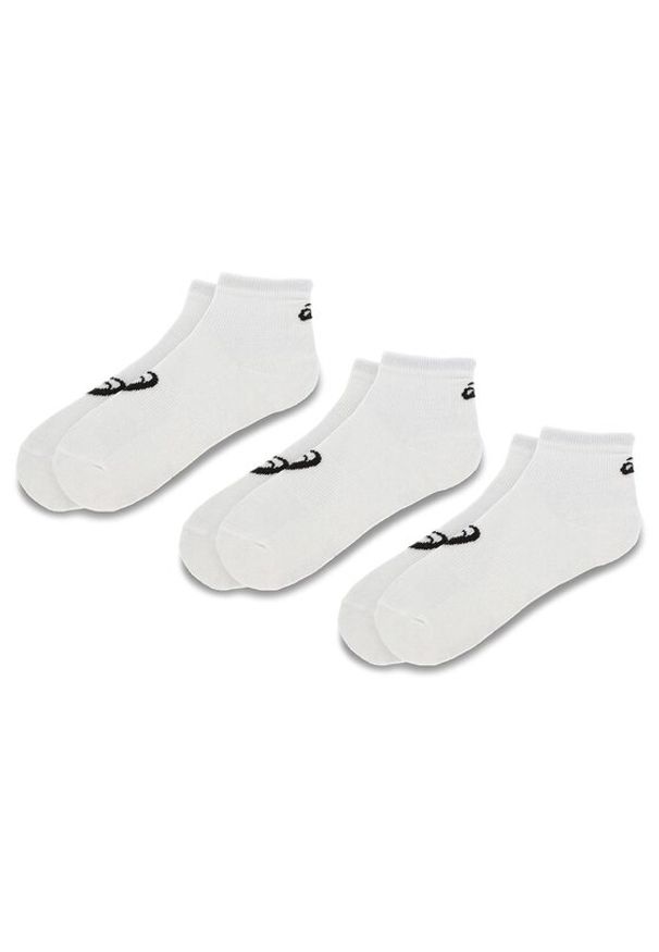 Asics Zestaw 3 par niskich skarpet unisex 3PPK Quarter Sock 155205 Biały. Kolor: biały. Materiał: materiał