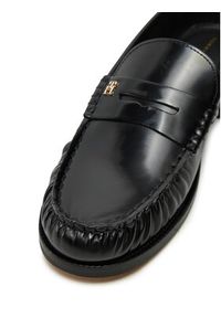 TOMMY HILFIGER - Tommy Hilfiger Mokasyny Loafer Abrasivato Leather FW0FW08617 Czarny. Kolor: czarny. Materiał: skóra #4