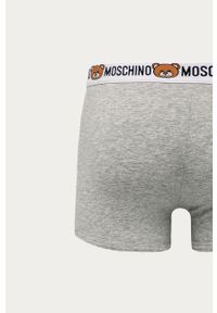 Moschino Underwear - Bokserki (2 pack). Kolor: szary. Materiał: bawełna, dzianina, elastan. Wzór: gładki #2