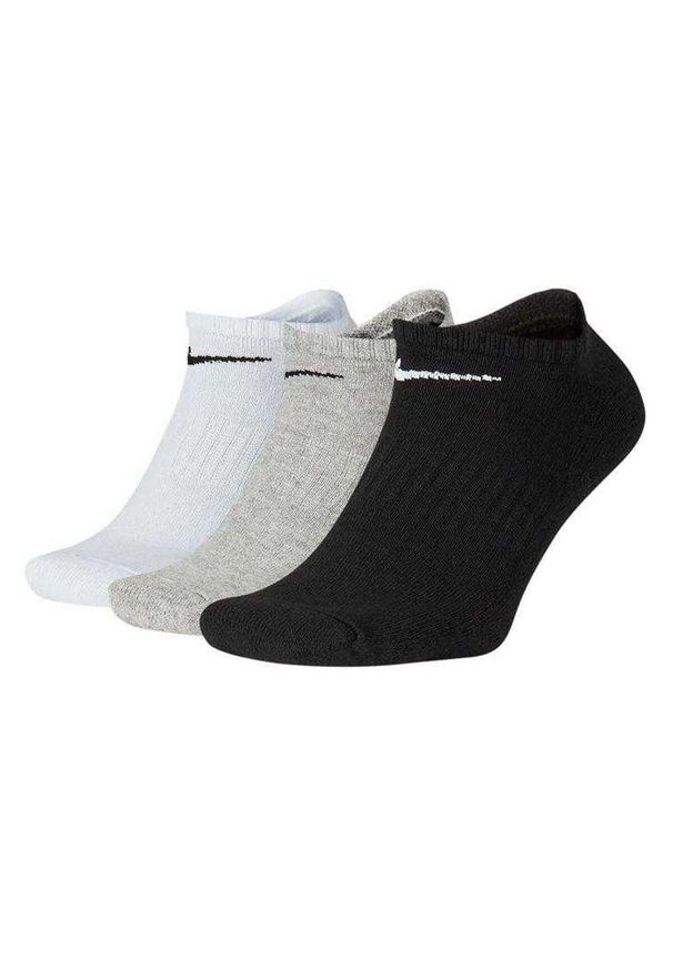 Nike - Skarpety Unisex Dla Dorosłych No Show Everyday (zestaw 3 Sztuk). Kolor: czarny, biały, wielokolorowy. Sport: turystyka piesza