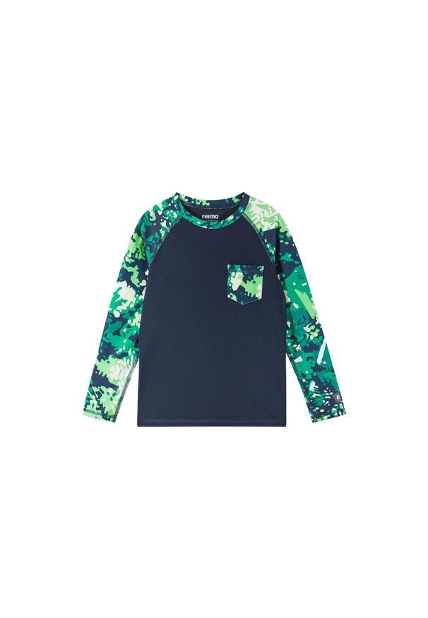 Longsleeve do pływania dziecięcy Reima Kroolaus. Kolor: niebieski. Długość rękawa: długi rękaw