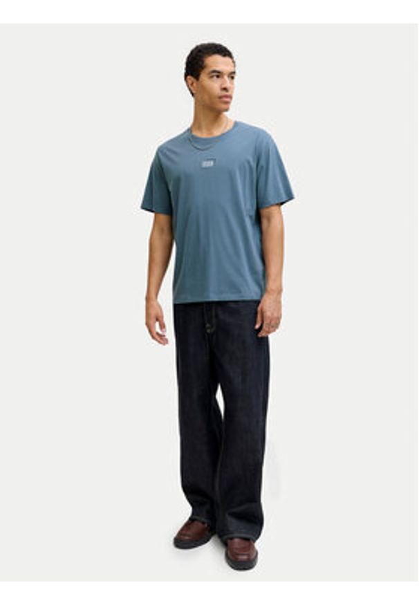 Jack & Jones T-Shirt Corp Graphic 12268415 Niebieski Regular Fit. Kolor: niebieski. Materiał: bawełna