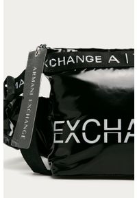 Armani Exchange - Nerka. Kolor: czarny. Materiał: syntetyk, poliester, materiał. Wzór: nadruk #5