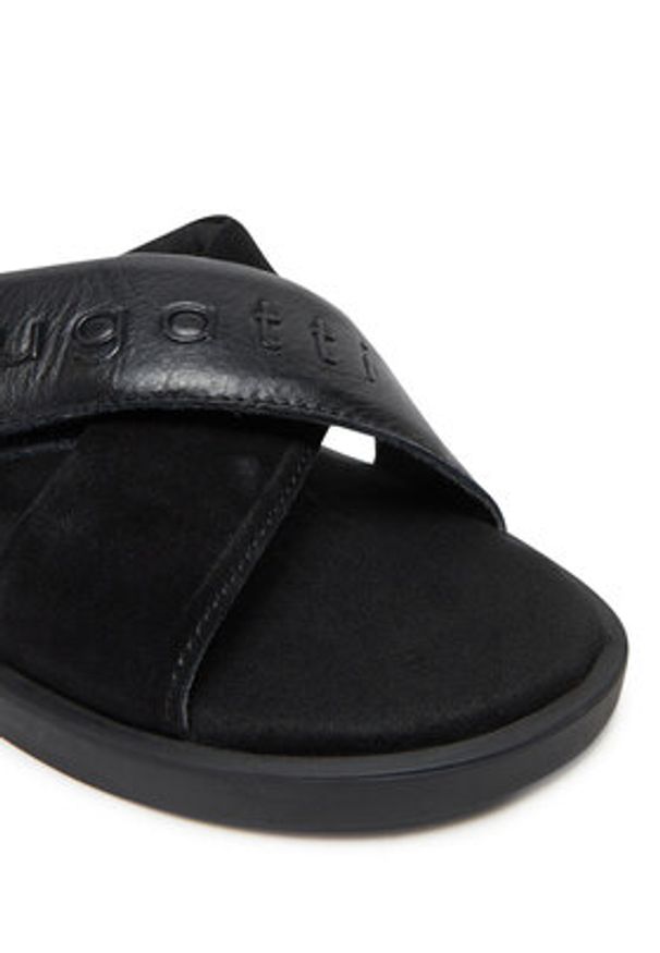 Bugatti Klapki 321-ART80-1014 Czarny. Kolor: czarny. Materiał: skóra