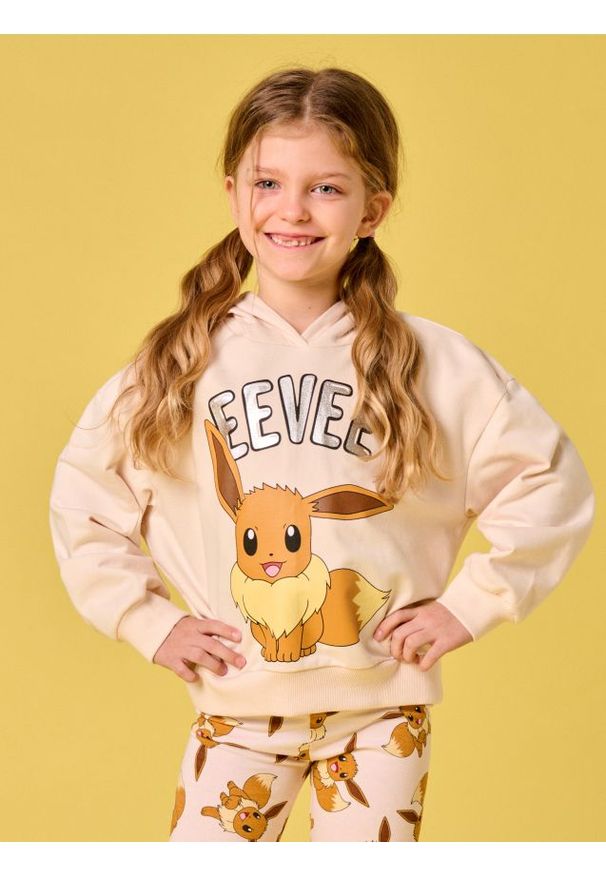 Sinsay - Bluza Pokémon - pomarańczowy. Kolor: pomarańczowy