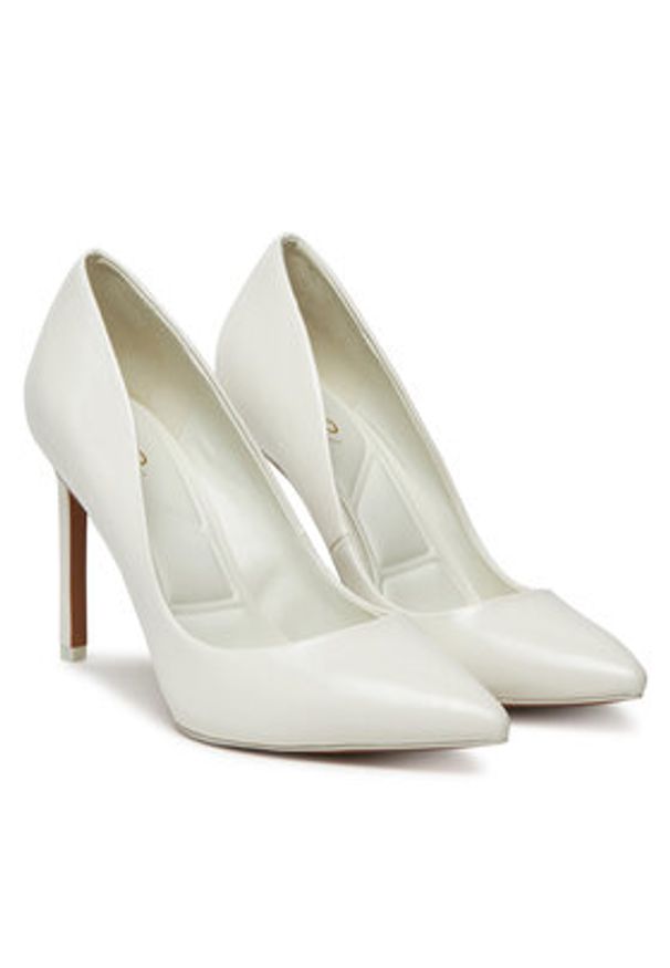 Aldo Szpilki Lala 13830552 Biały. Kolor: biały. Materiał: skóra. Obcas: na szpilce