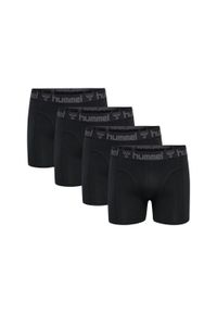 Bokserki Hummel Marston (x4). Kolor: czarny. Materiał: elastan, jersey, bawełna. Sport: fitness