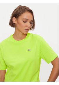 Lacoste T-Shirt TF7215 Żółty Loose Fit. Kolor: żółty. Materiał: bawełna #4