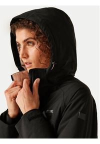 Regatta Kurtka przeciwdeszczowa Frelton RWP401 Czarny Regular Fit. Kolor: czarny. Materiał: syntetyk #9