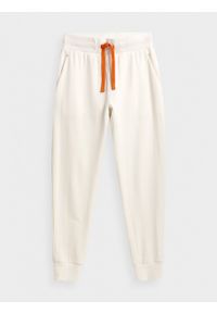 outhorn - Spodnie dresowe damskie. Materiał: dresówka. Wzór: aplikacja #1