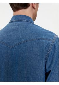 Wrangler Koszula jeansowa Western 112350488 Niebieski Regular Fit. Kolor: niebieski. Materiał: bawełna #4