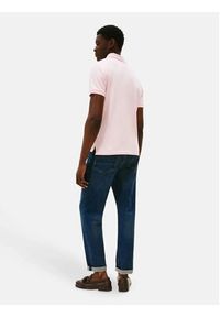 TOMMY HILFIGER - Tommy Hilfiger Polo 1985 MW0MW17770 Różowy Regular Fit. Typ kołnierza: polo. Kolor: różowy. Materiał: bawełna #2