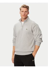 Lacoste Bluza SH8866 Szary Regular Fit. Kolor: szary. Materiał: bawełna #1