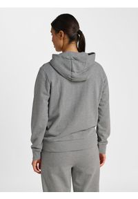 Bluza damska z kapturem Hummel Pulse. Typ kołnierza: kaptur. Kolor: szary. Materiał: polar. Sezon: zima #2