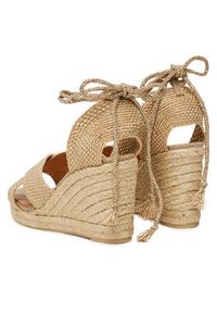 Castañer Espadryle Becca/8/256 025534 Beżowy. Kolor: beżowy. Materiał: materiał