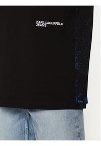 Karl Lagerfeld Jeans T-Shirt A1M17113 Czarny Relaxed Fit. Kolor: czarny. Materiał: bawełna