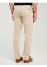 Big-Star - Spodnie męskie chinosy beżowe Erhat 805. Kolor: beżowy. Materiał: bawełna, tkanina #4