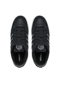 Adidas - adidas Sneakersy RAPID COURT LOW JP5247 Czarny. Kolor: czarny. Materiał: skóra, zamsz #4