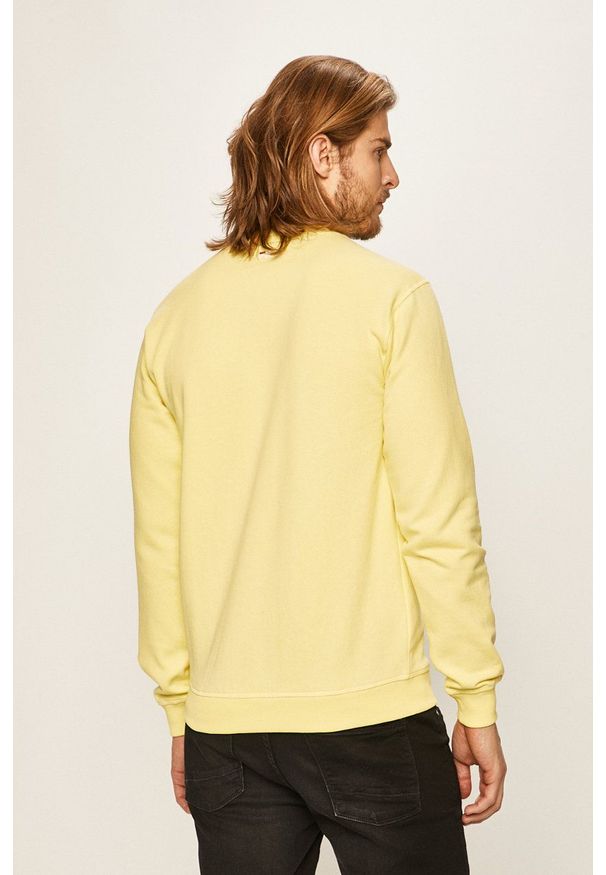 Fila - Bluza. Okazja: na co dzień. Kolor: żółty. Wzór: nadruk. Styl: casual