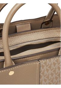 MICHAEL Michael Kors Torebka Flora 30T5GFFS2B Beżowy. Kolor: beżowy. Materiał: skórzane