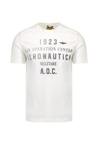 Aeronautica Militare - T-shirt AERONAUTICA MILITARE. Materiał: bawełna. Długość rękawa: krótki rękaw. Długość: krótkie. Wzór: nadruk. Styl: klasyczny