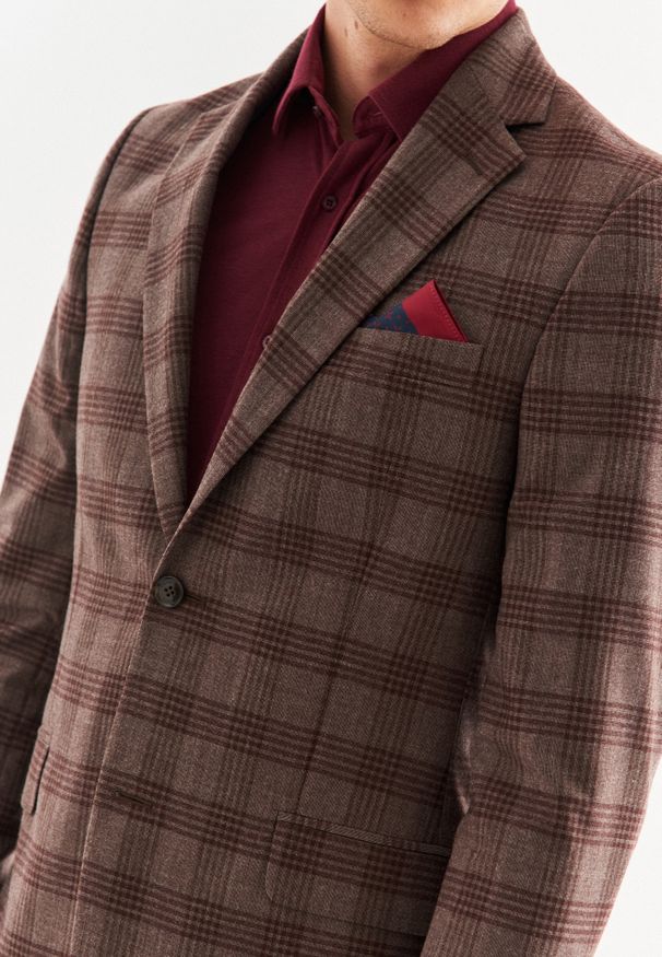 Pako Lorente - PAKO LORENTE – Marynarka męska P22WP-3X-031-D-S. Okazja: na co dzień. Materiał: wełna. Styl: casual