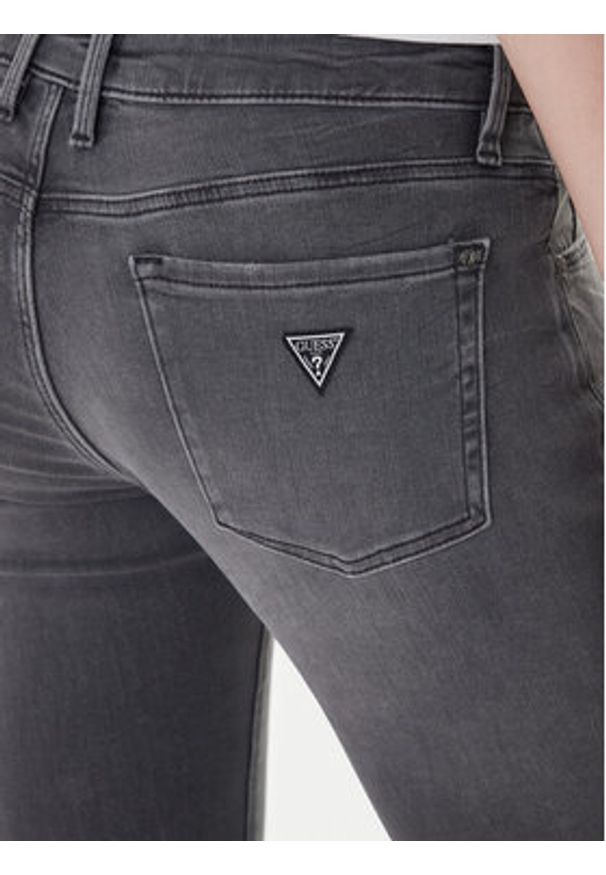 Guess Jeansy Annette W2YA99 D4PZ2 Szary Skinny Fit. Kolor: szary