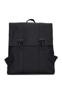 Plecak Rains MSN Bag W3 13300-01 - czarny. Kolor: czarny. Materiał: poliester, materiał. Styl: elegancki