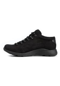 ButBal Damskie buty trekkingowe 674BB czarne. Kolor: czarny. Materiał: materiał, tworzywo sztuczne, skóra. Obcas: na platformie. Styl: sportowy #2