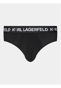 Karl Lagerfeld - KARL LAGERFELD Komplet 3 par slipów Ikonik 2.0 Brief Set (Pack 3) 236M2101 Czarny. Kolor: czarny. Materiał: bawełna #3