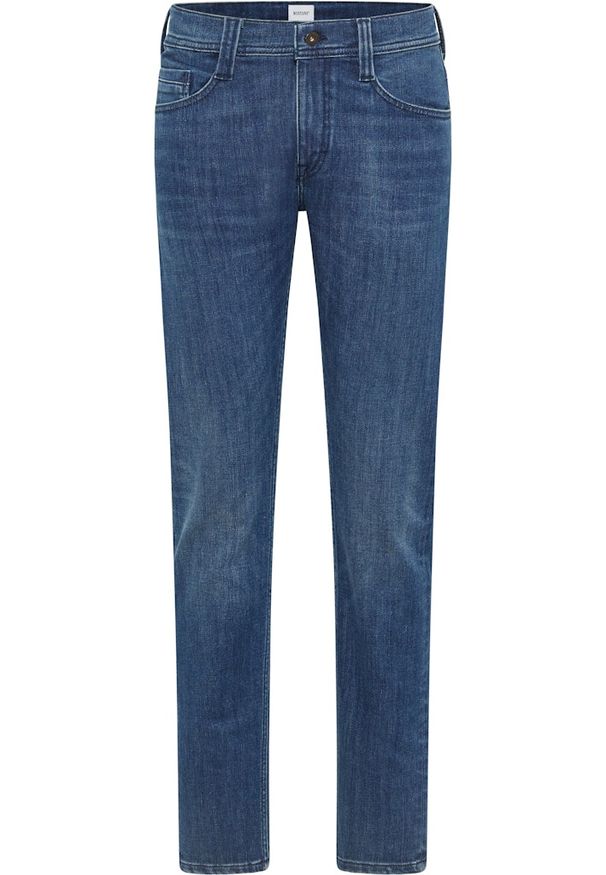 Męskie Spodnie Jeansowe Mustang Style Oregon Slim Denim Blue 1015507 5000 882