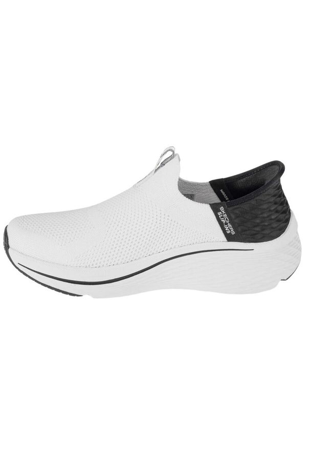 skechers - Buty do chodzenia damskie Skechers Max Cushioning Elite 2.0. Zapięcie: bez zapięcia. Kolor: biały, wielokolorowy, czarny. Materiał: materiał, syntetyk, tkanina. Szerokość cholewki: normalna. Sport: turystyka piesza