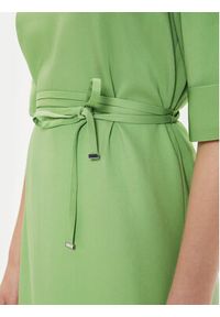 BOSS - Boss Sukienka codzienna Drimie1 50519434 Zielony Regular Fit. Okazja: na co dzień. Kolor: zielony. Materiał: wiskoza. Typ sukienki: proste. Styl: casual