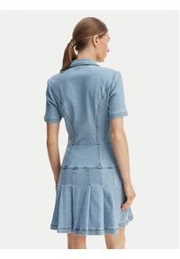 Morgan Sukienka jeansowa 251-RTALA Niebieski Slim Fit. Kolor: niebieski. Materiał: bawełna #2