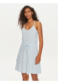 only - ONLY Sukienka letnia May 15316906 Błękitny Regular Fit. Kolor: niebieski. Materiał: bawełna. Sezon: lato #1