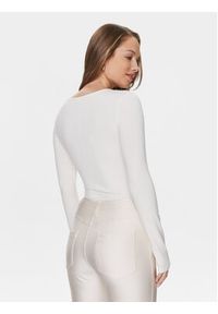 Guess Body Corset W4RP24 K68D2 Écru Slim Fit. Materiał: wiskoza