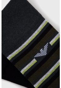 Emporio Armani Underwear Skarpetki (2-pack) męskie kolor czarny. Kolor: czarny