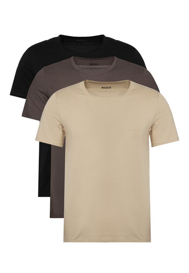 BOSS Komplet t-shirtów 50532468 Kolorowy Regular Fit. Materiał: bawełna. Wzór: kolorowy