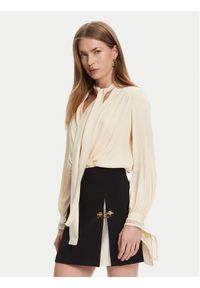 Elisabetta Franchi Body CB-006-51E2 Écru Regular Fit. Materiał: wiskoza #1