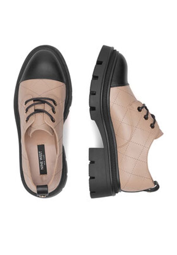 Nine West Loafersy 8198-1 Beżowy. Kolor: beżowy. Materiał: materiał