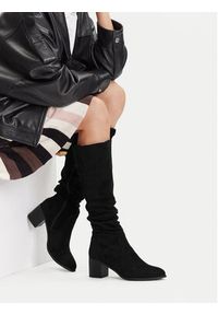 Jenny - JENNY Kozaki CEO-WS14438-02 Czarny. Kolor: czarny. Materiał: materiał #8