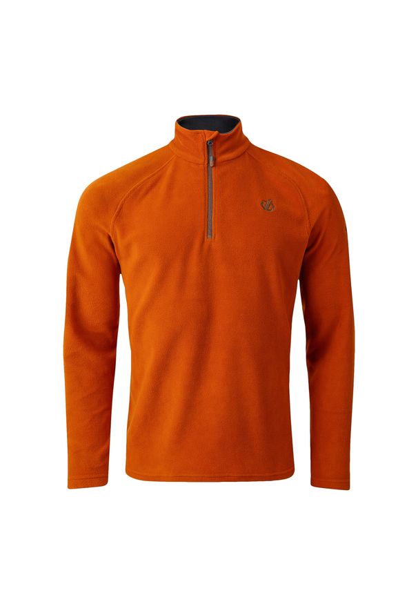 DARE 2B - Męski Polar Z Suwakiem Freethink II. Kolor: pomarańczowy. Materiał: polar. Sezon: zima. Sport: turystyka piesza