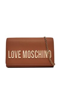 Love Moschino - LOVE MOSCHINO Torebka JC4103PP1LKD0208 Brązowy. Kolor: brązowy. Materiał: skórzane